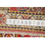Tapis de vestibule oriental traditionnel rouge Kazak 2x3
