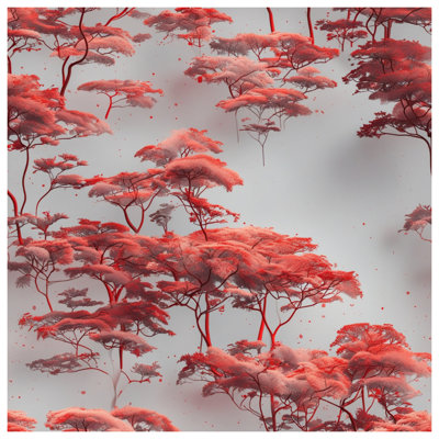 Rideaux de douche Red Canopy Trees
