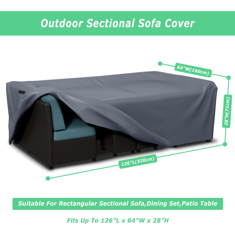Durable Outdoor Furniture Cover Waterproof UV Protection