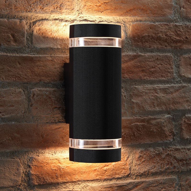 Gaspard 2 - Bulb 26cm H Outdoor Flush Mount, Black