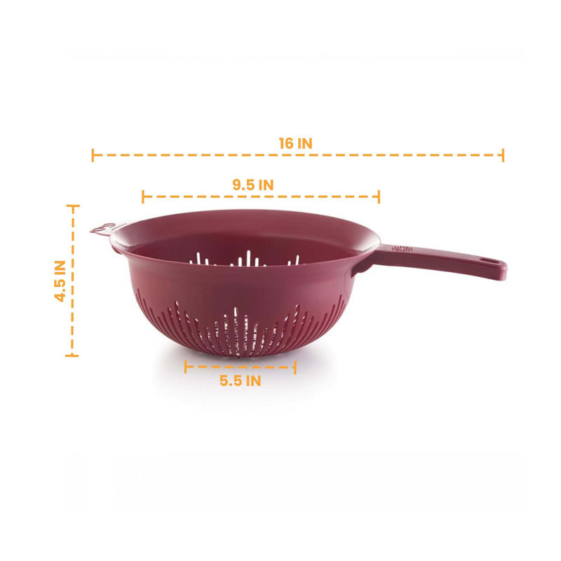 Passoire en plastique profond ybm home, Rouge