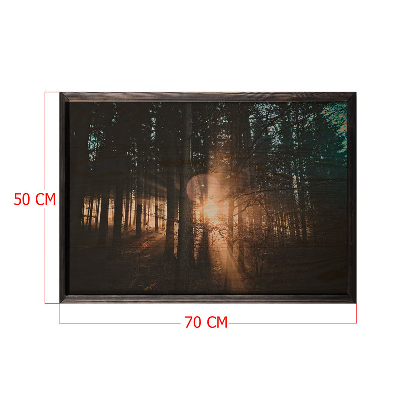 Anonymous - Single Picture Frame Painting on Wood, 50cm H x 70cm W x 1.5cm D