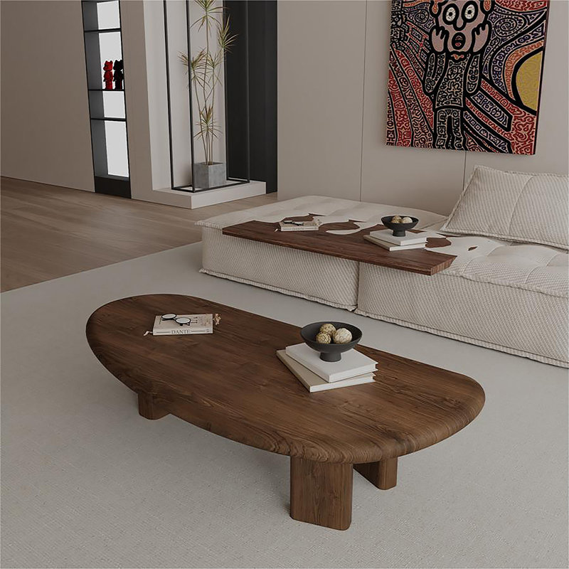 Wabi-Sabi Vintage Solid Wood Coffee Table | Wayfair