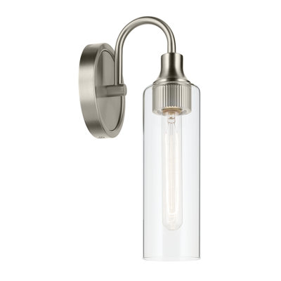 13" 1-Light Wall Sconce with Clear Glass