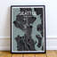 Seattle City Map - Unframed Graphic Art Print on Paper-1016934307-1016934312