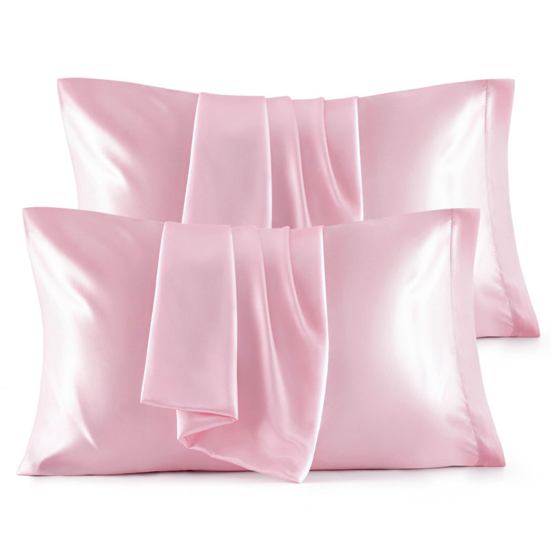 Polyester Pillowcase with Envelope Closure, Queen Pillowcase , Pink