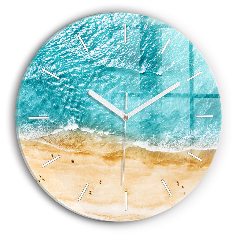 Glass Wall Clock