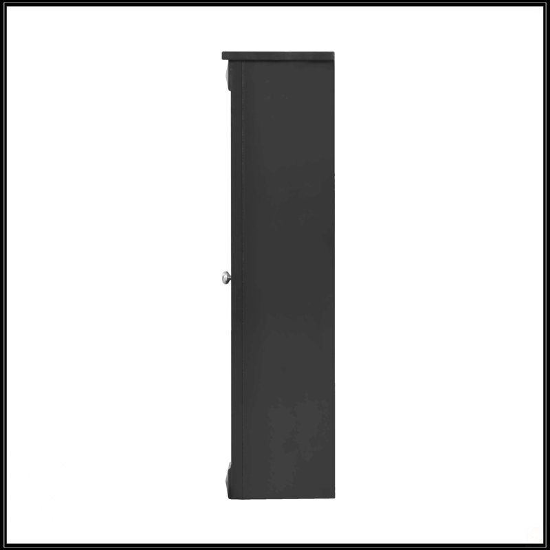Armoire murale 32 po avec miroir, Black