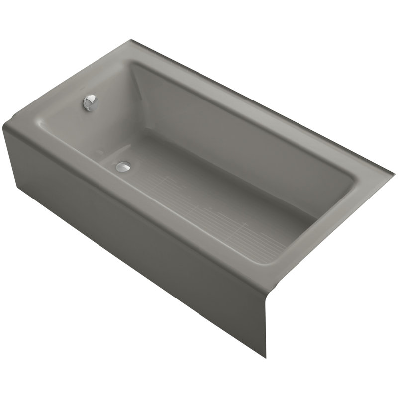 Bellwether 60" x 32" Soaking Bathtub, Cashmere, Left