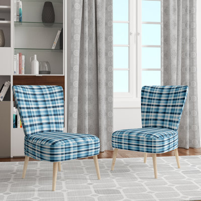 Chaise d'appoint rembourrée Nautical Charm