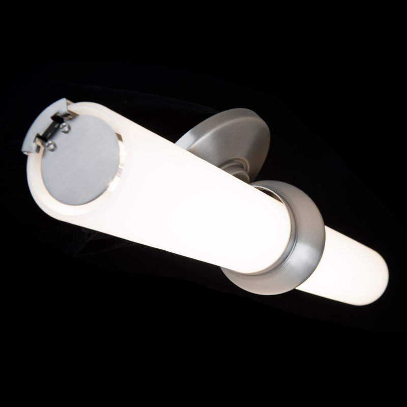 Cambra 2 - Light LED Vanity Light, 17, Brushed Nickel