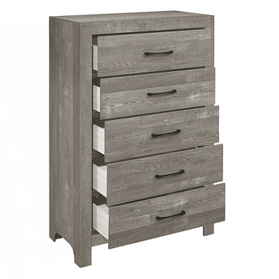 Commode de style rustique avec tiroirs de rangement, armoire de rangement