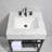 24" Natural Carrara Marble Console Bathroom Vanity-1208127022-1232766894