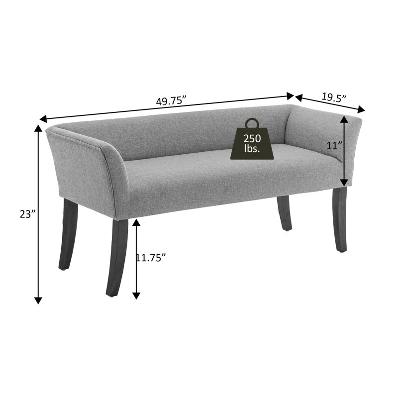 Winston Entryway Window Accent Seating Bench, Beige