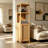 Bamsong Tall Slim Bamboo Storage Cabinet