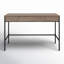 Bureau de 48 po de largeur avec 3 tiroirs de rangement - Bureau Mid-Century moderne en chêne gris antique pour bureau à domicile | Calla-575348057