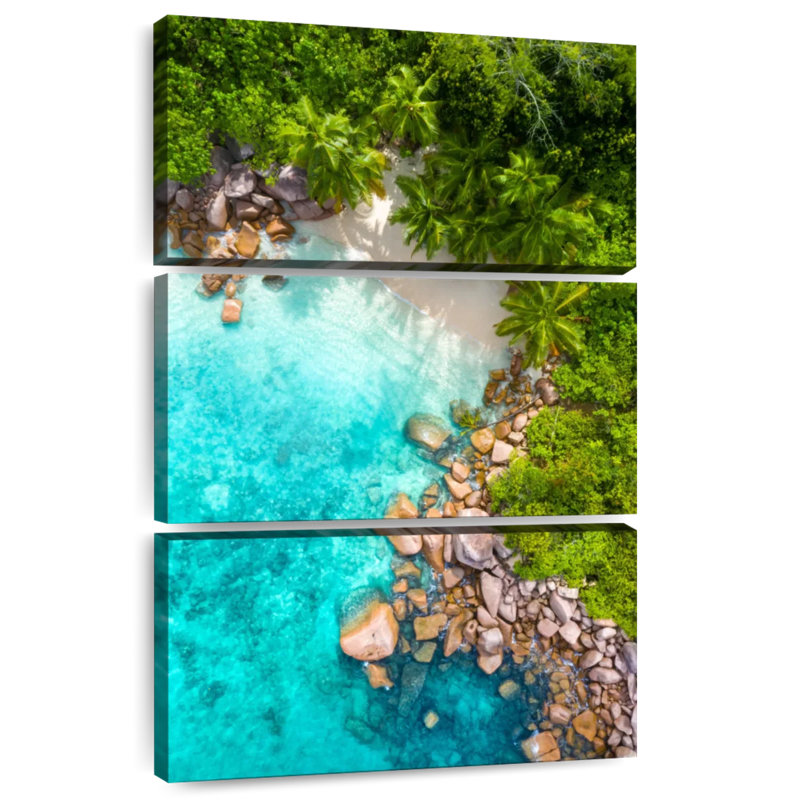 Gillard à l'île Praslin, H 45 po x l 28 po