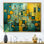Smooth Inner Fire Retro Geometric Collage - Print