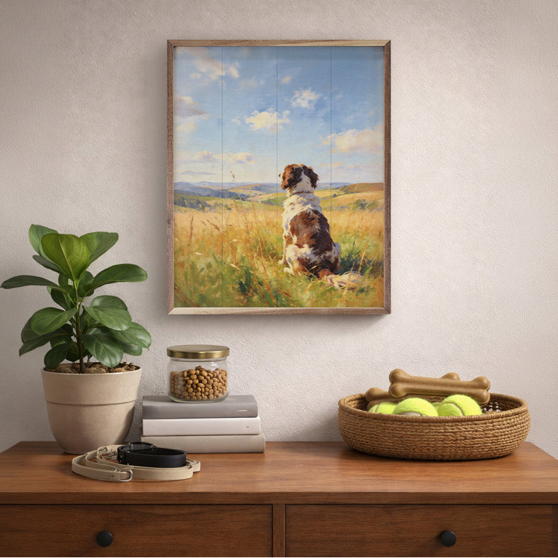 Sunny Day English Springer Spaniel, H 20 po x l 16 po