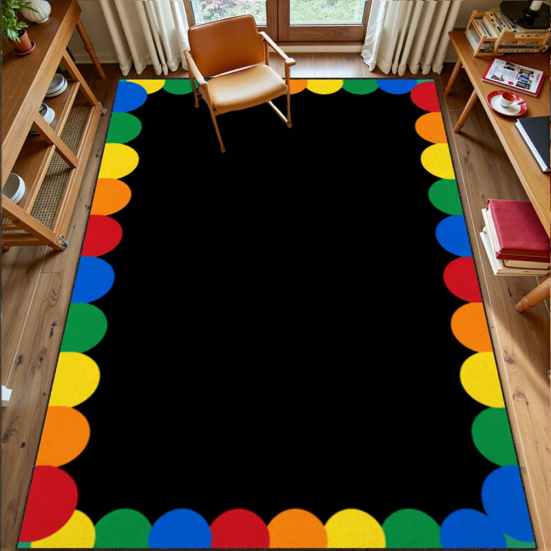 Tapis traditionnel lavable 8 x 10 x 8 po, 6x9 FT, Couleur 9
