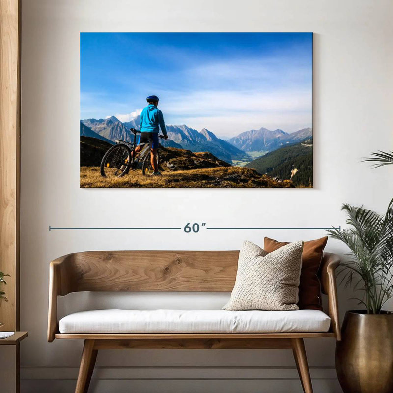 Senne, vélo de montagne en Italie, H 32 po x l 48 po