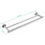 Porte-serviettes mural 23,6 po Modern Design-1249164974