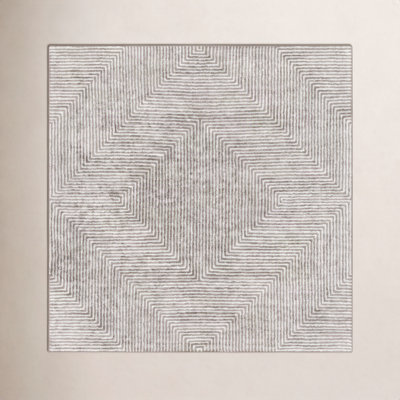 Balos Hand-Tufted Geometric Viscose Rug