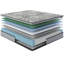Matelas en mousse viscoélastique imprégnée de gel de 12 pouces pour très grand lit, état, compatible avec base réglable, résultat de la libération, faible vibration, qualité hydrofuge, teinte grise et blanche, maquillage de printemps