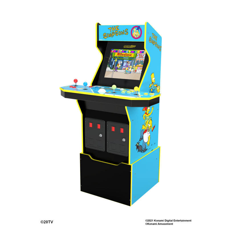 Jeu d'arcade debout avec rehausseur