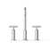Purist® Widespread Bathroom Sink Faucet with High Cross Handles and High Gooseneck Spout