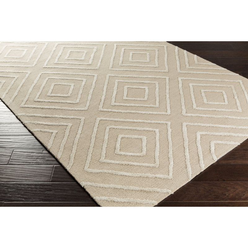 Jamelia Cotton Geometric Indoor Rug, Rectangle 9' x 13'
