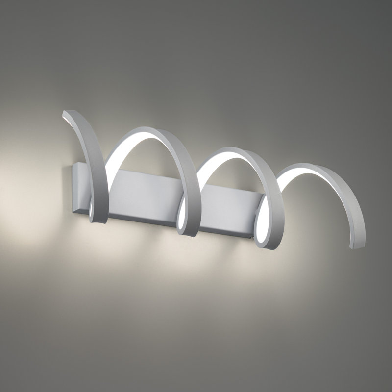 1 - Light LED Bath Bar, Titanium