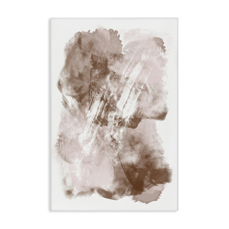 «Neutral Earthy Brown Splatter», art mural par Martina Pavlova, H 30 po x l 20 po