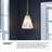 Honey Small Flower Shade Pendant Light with Cased Opal Glass-1029779214