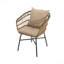 Ensemble de chaises d'extérieur avec coussins (ensemble de 2)