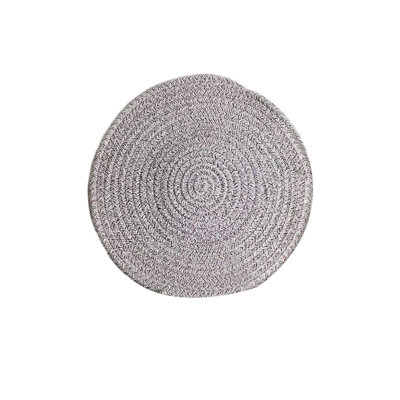 15" Round Braided Placemats Set Of 4