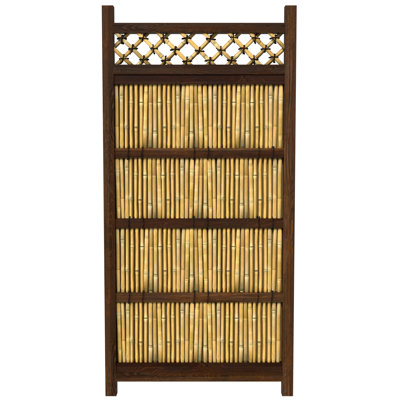 Japanese Zen Garden Fence Panel