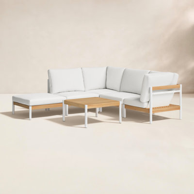 Penna 5-Person Teak Patio Seating Group