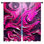 Rideaux de fenêtre roses tourbillons abstraits tourbillonnant diaphane et obscurcissant - 2 panneaux