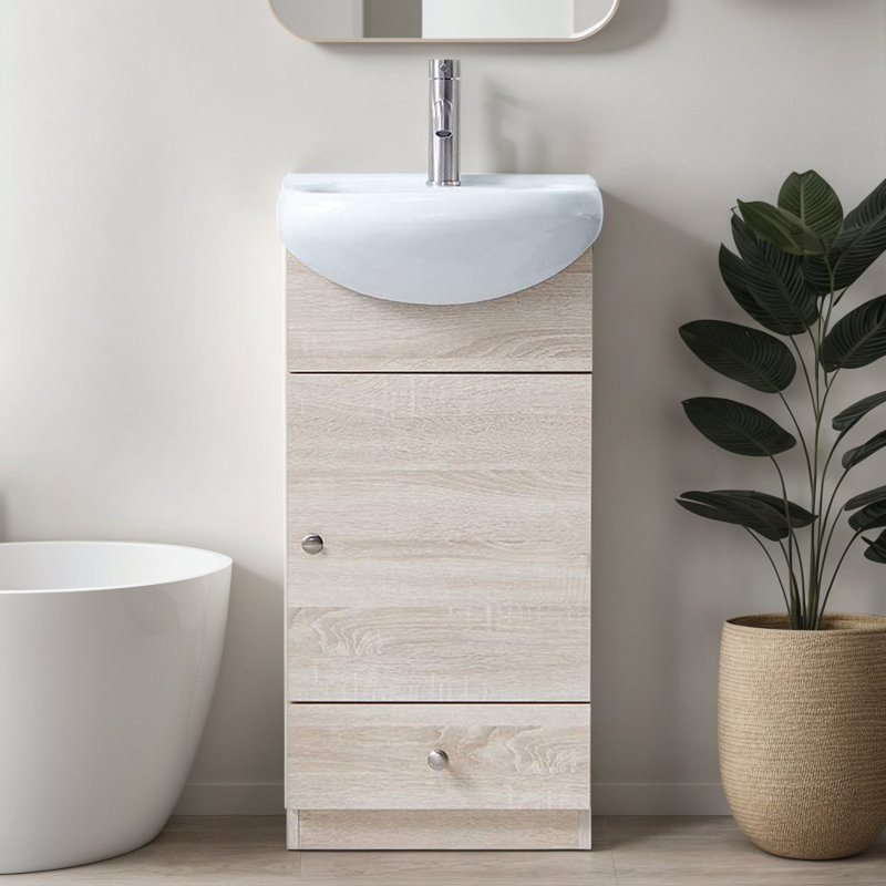 Ensemble de meuble-lavabo simple 18 po 18 po Danube