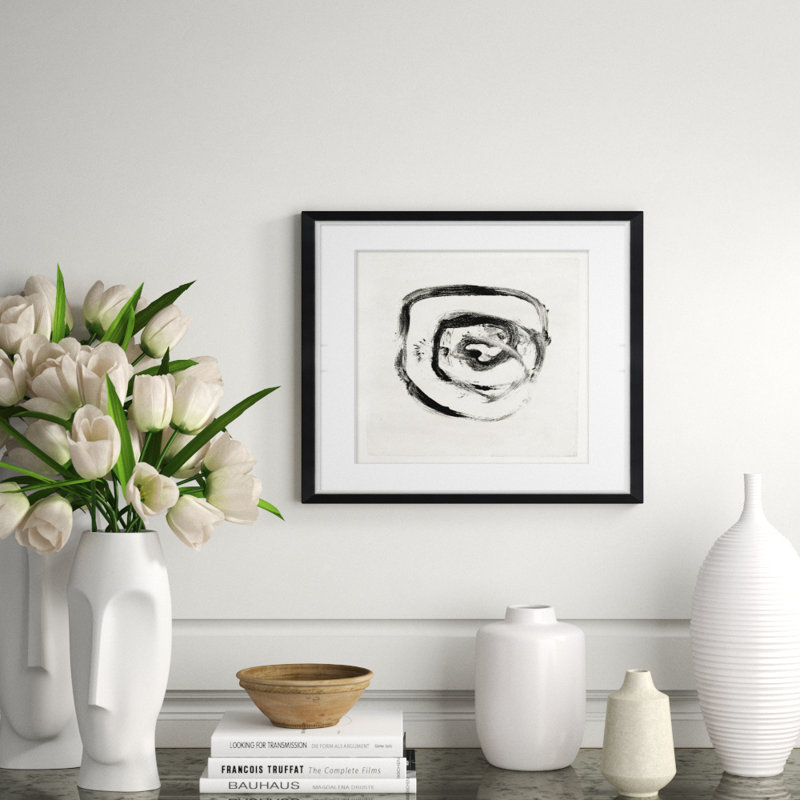 Black & White Swirl Giclee Print