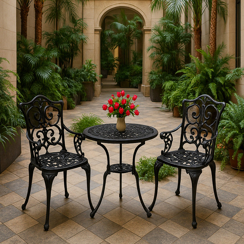 Muskego 2 - Person Patio Dining Set with Round Table