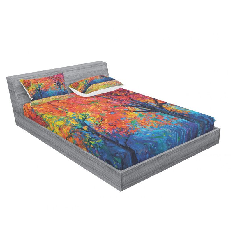 Microfiber Sheet Set, Full/Double Sheet Set with Fitted Sheet