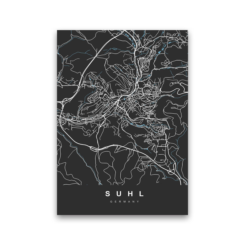 Suhl - Print, Wrapped Canvas, 30cm H x 21cm W x 1cm D