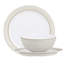 Denby Natural Canvas 4 Pece Dinnerware Set, Service for 1