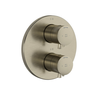 Riu 3/4" Therm & Pressure Balance Trim With 6 Functions