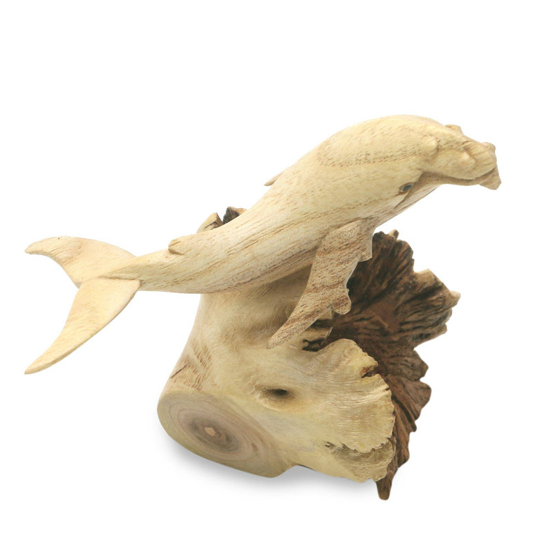Sculpture petite baleine grise Dovecove