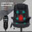 HOMCOM 6 Point Vibrating Massage Office Chair With Lumbar Heat Black