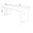 Black Rectangular Solid Wood desk-108772210