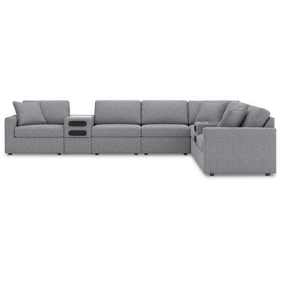 Braintree 8-Piece Sectional With Audio Consoles